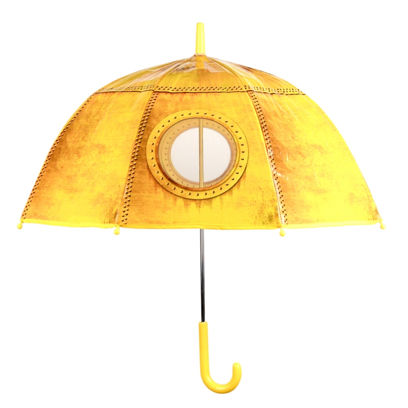 deštník žlutý.